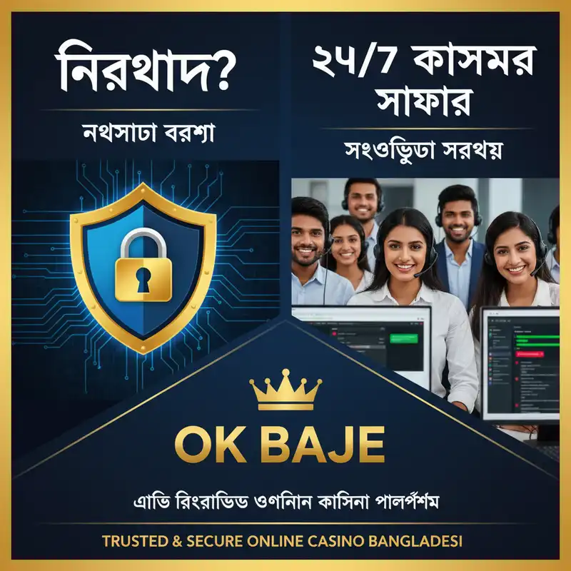 Ok Bajee কাস্টমার সাপোর্ট এবং নিরাপত্তা
